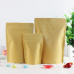 50Pcs-Lot-9-14cm-Stand-Up-Thick-Retro-Kraft-Paper-Doypack-Aluminum-Foil-Zipper-Pack-Pouch