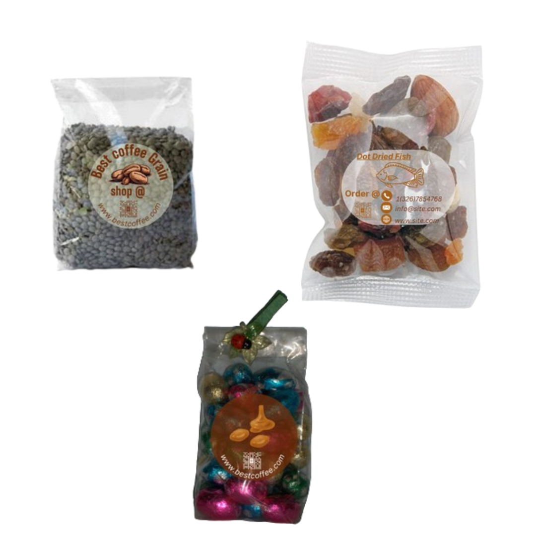 Kraft and cellophane Bags