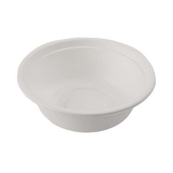 Bagasse service bowl with lids