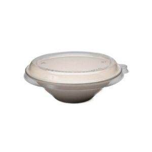 Salad Bowls Transparent Lids (Bagasse Bowls)
