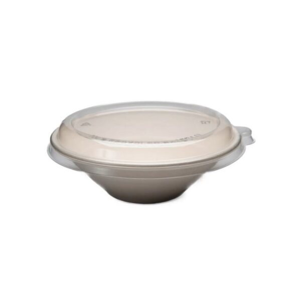Salad Bowls Transparent Lids (Bagasse Bowls)