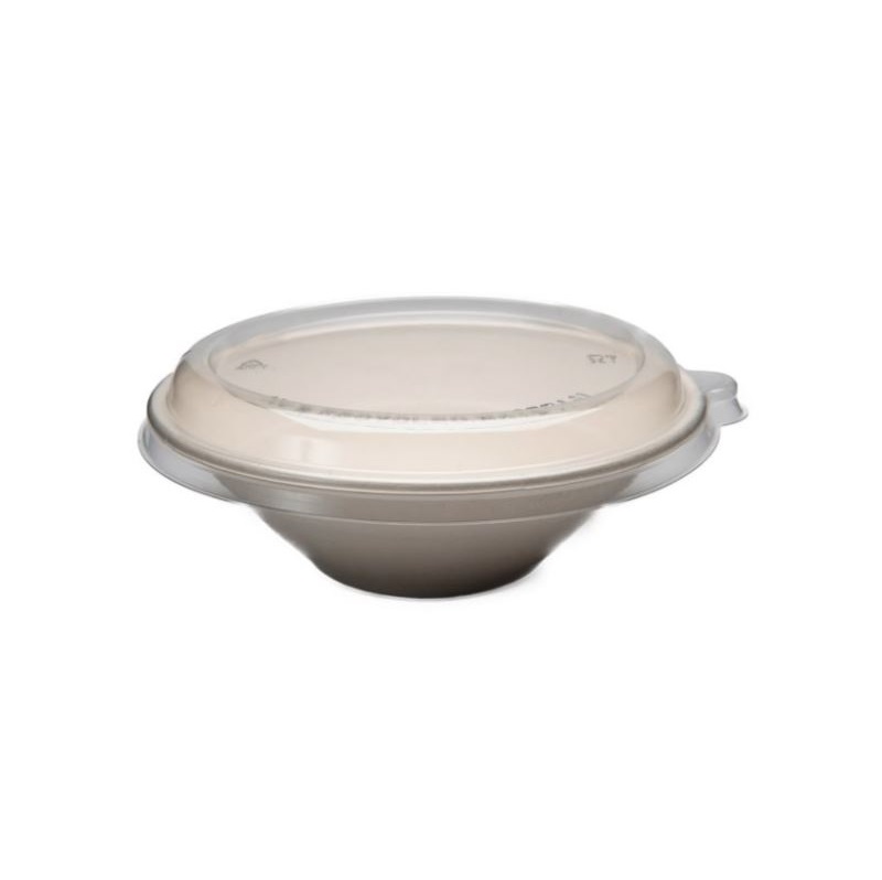Salad Bowls Transparent Lids (Bagasse Bowls)